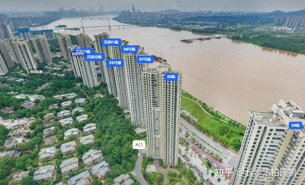 开福区：一线江景大平层，豪宅小区8000+ - 知乎