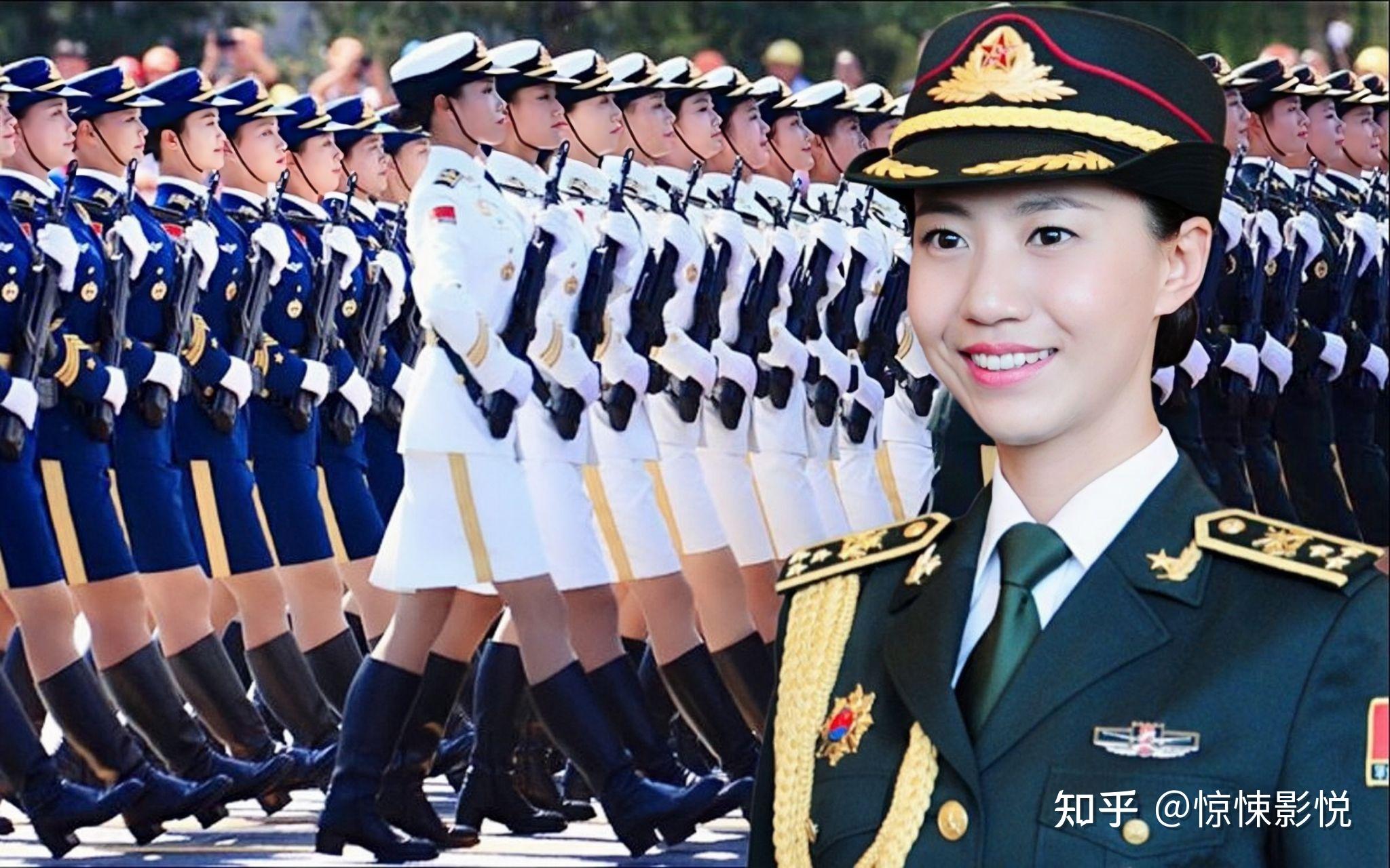 中国最美女兵漂亮图片
