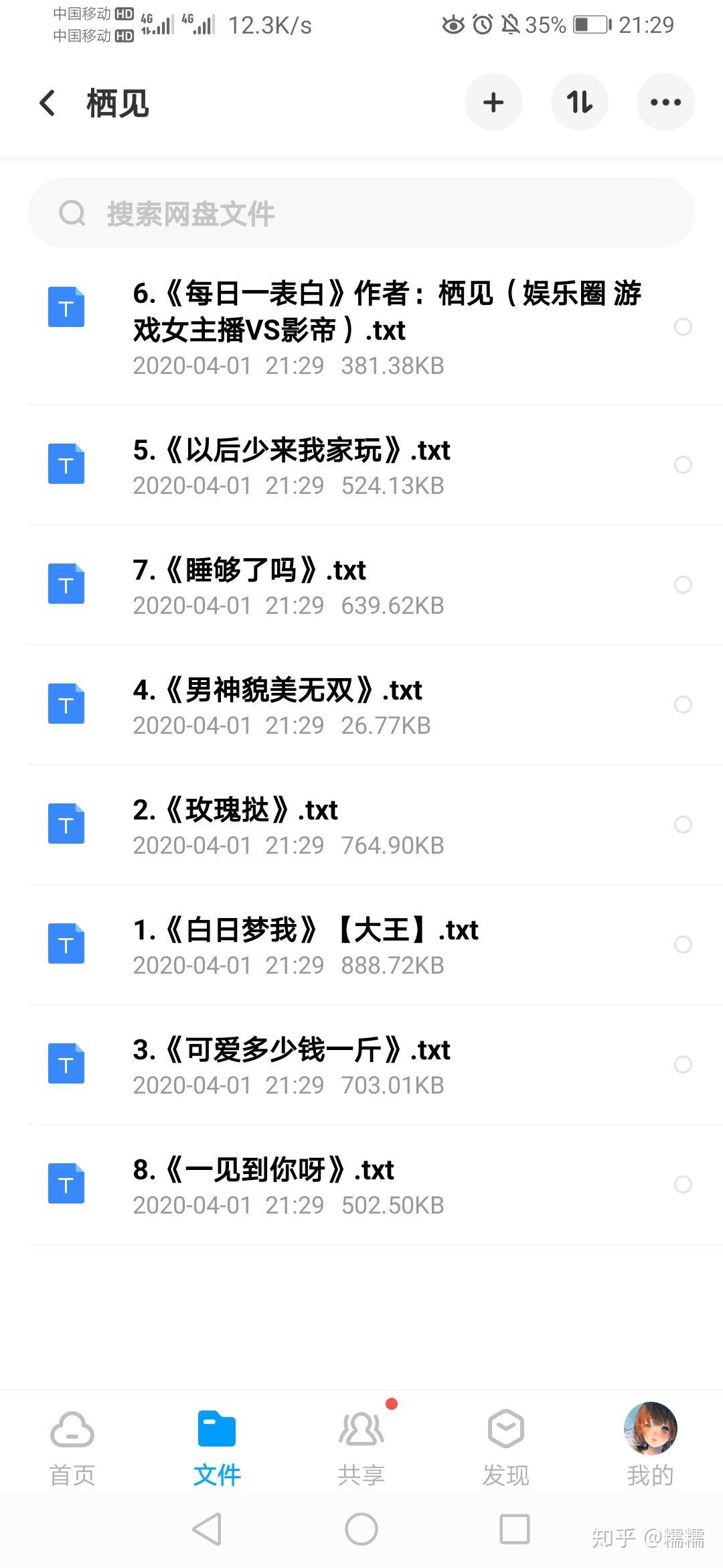 栖见小说合集!甜甜甜!