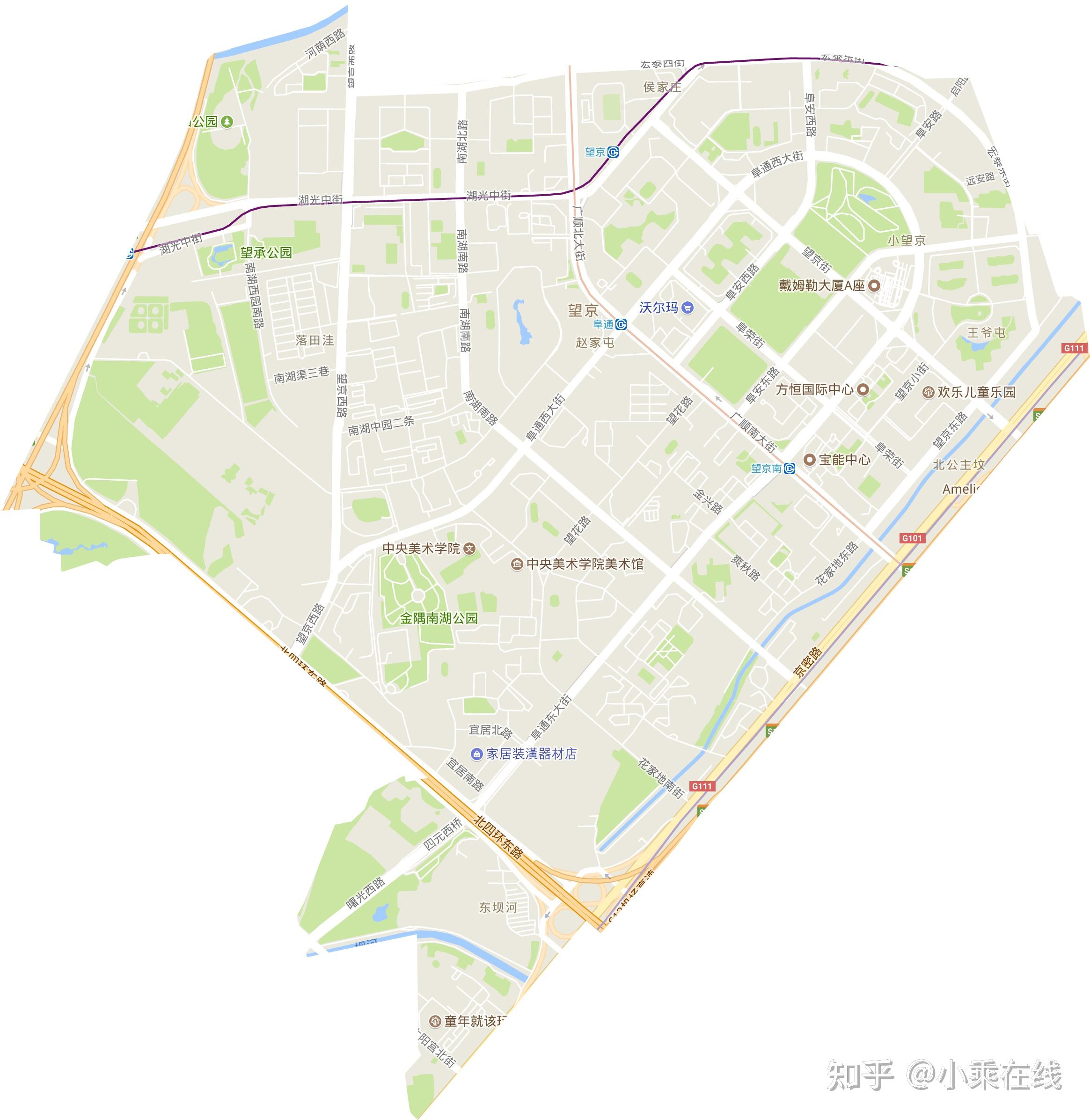 查询小区所属社区(望京街道)