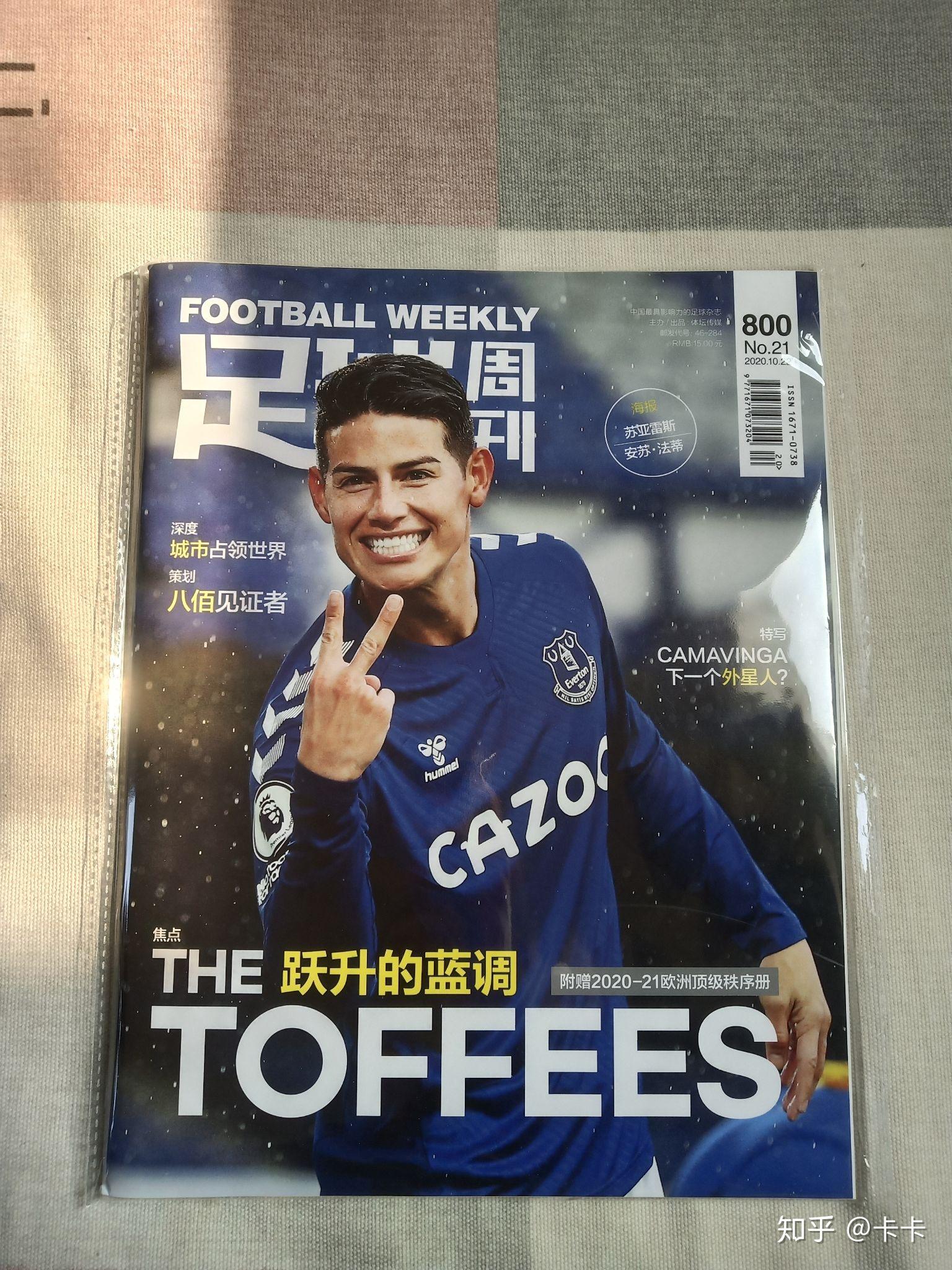 只到最近我偶然得知足球周刊已经发行第800期了,由于报刊亭已经没了