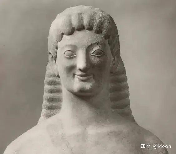 为什么古希腊古风时期的雕塑都要有微笑
