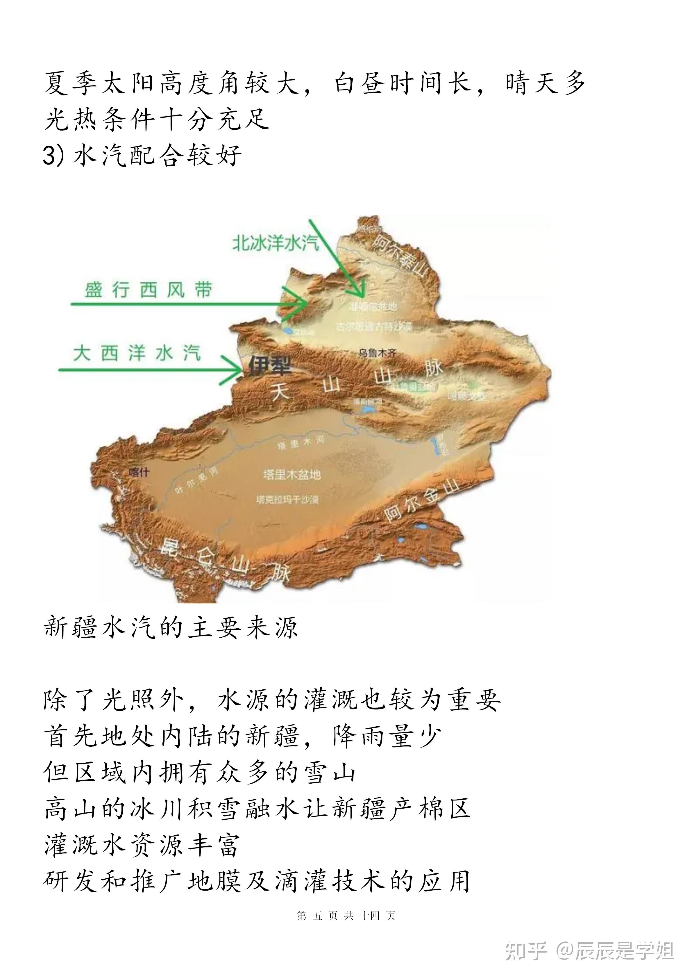 高中地理|为什么是新疆棉花?(保存总有你能用的到的地方)