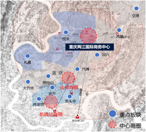 重庆悦来商圈分布图图片