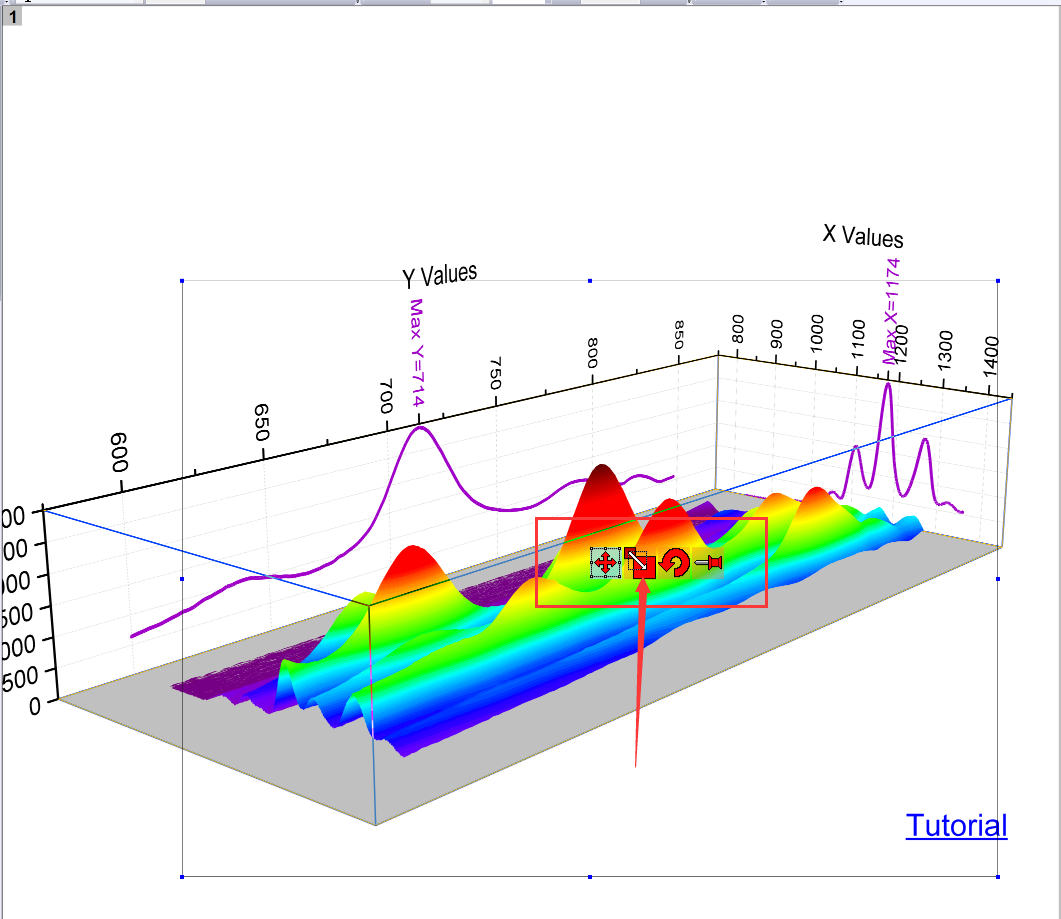绘图软件 origin pro9 三维成图时候xyz 始终保持一致呈正方形,我想让