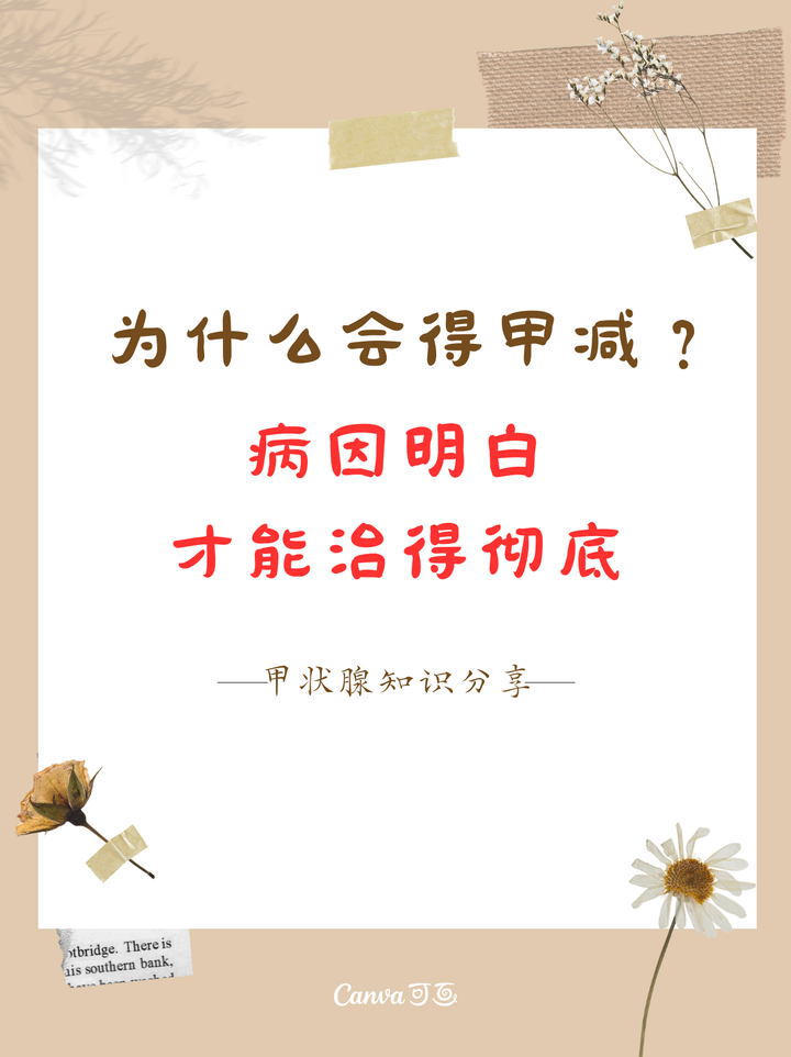 为什么会得甲减?病因明白才能治得彻底! - 知乎