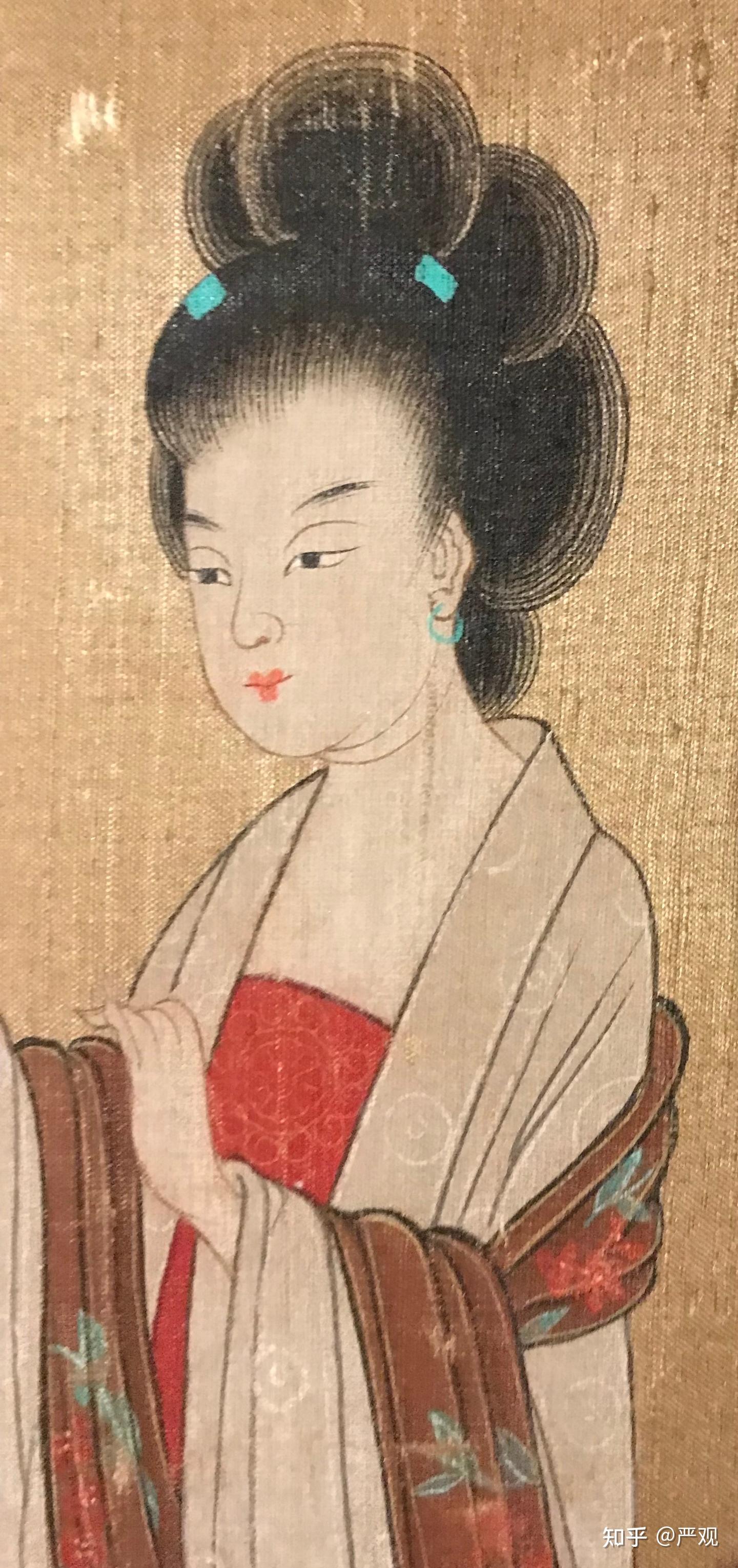 石破天惊，唐代周昉《籫花仕女图》真迹发现- 知乎