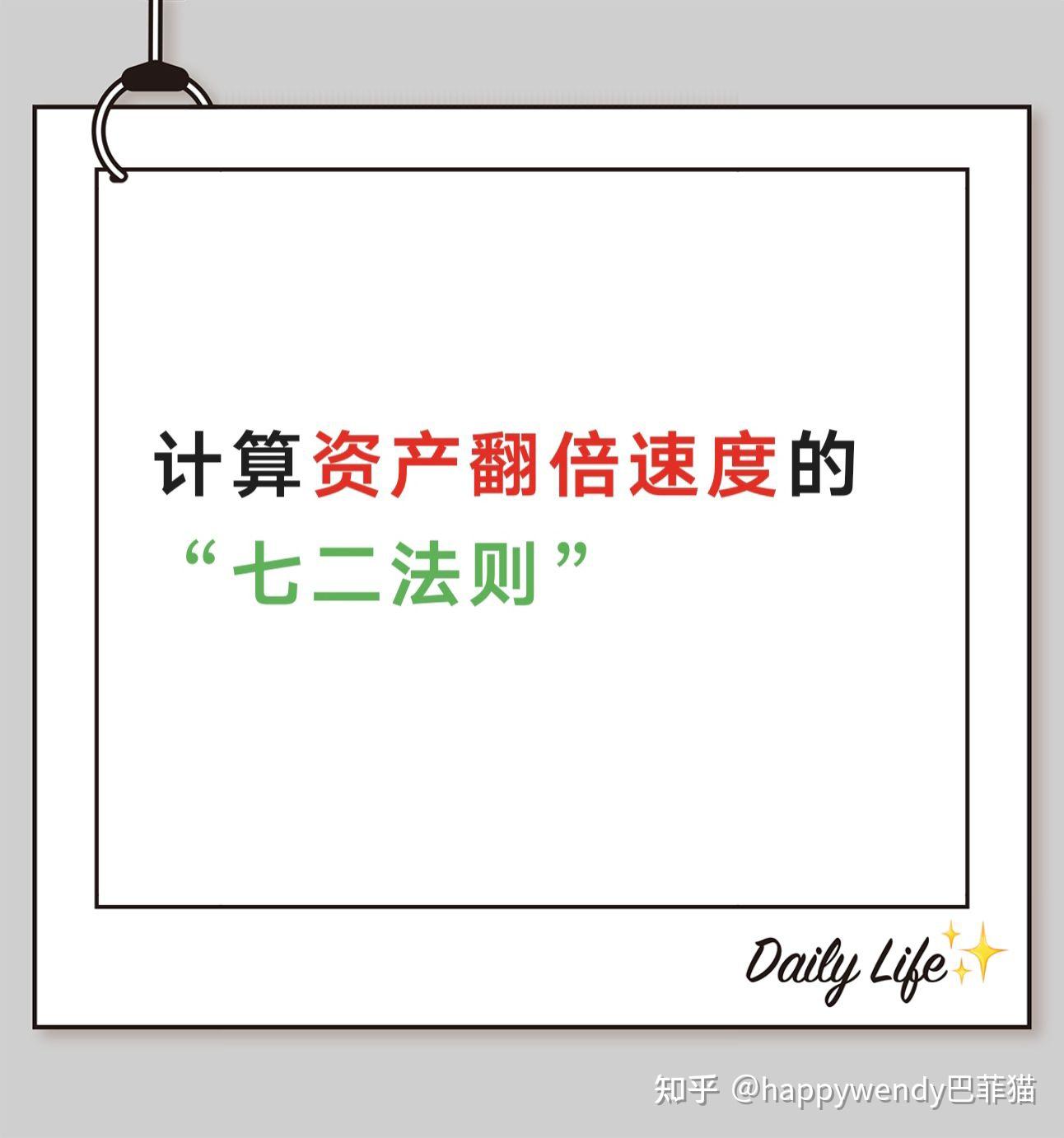 计算资产翻倍速度的“七二法则” - 知乎