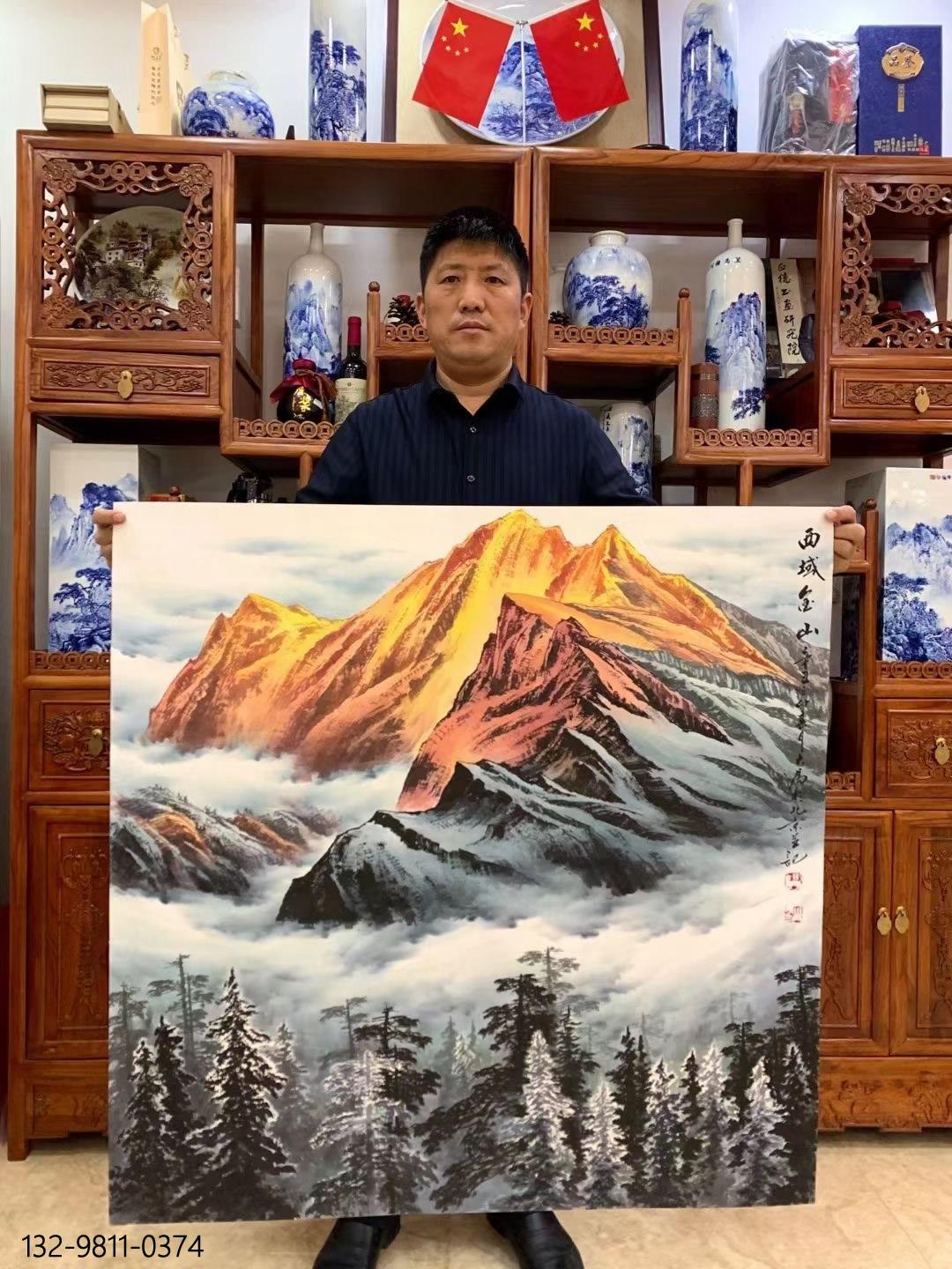 王大为的山水画胸中有丘壑笔底铸生机