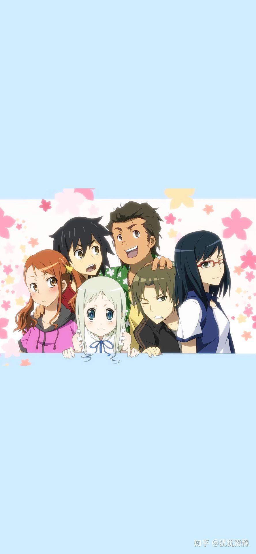 有那些动漫背景人物的朋友圈背景图