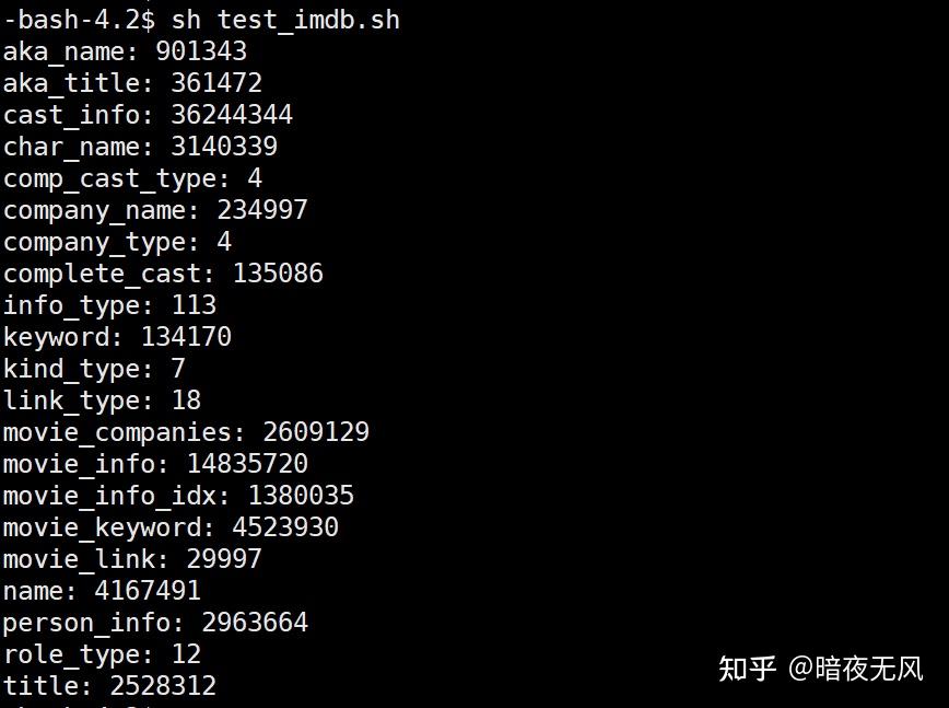 Imdb postgresql join order benchmark job 