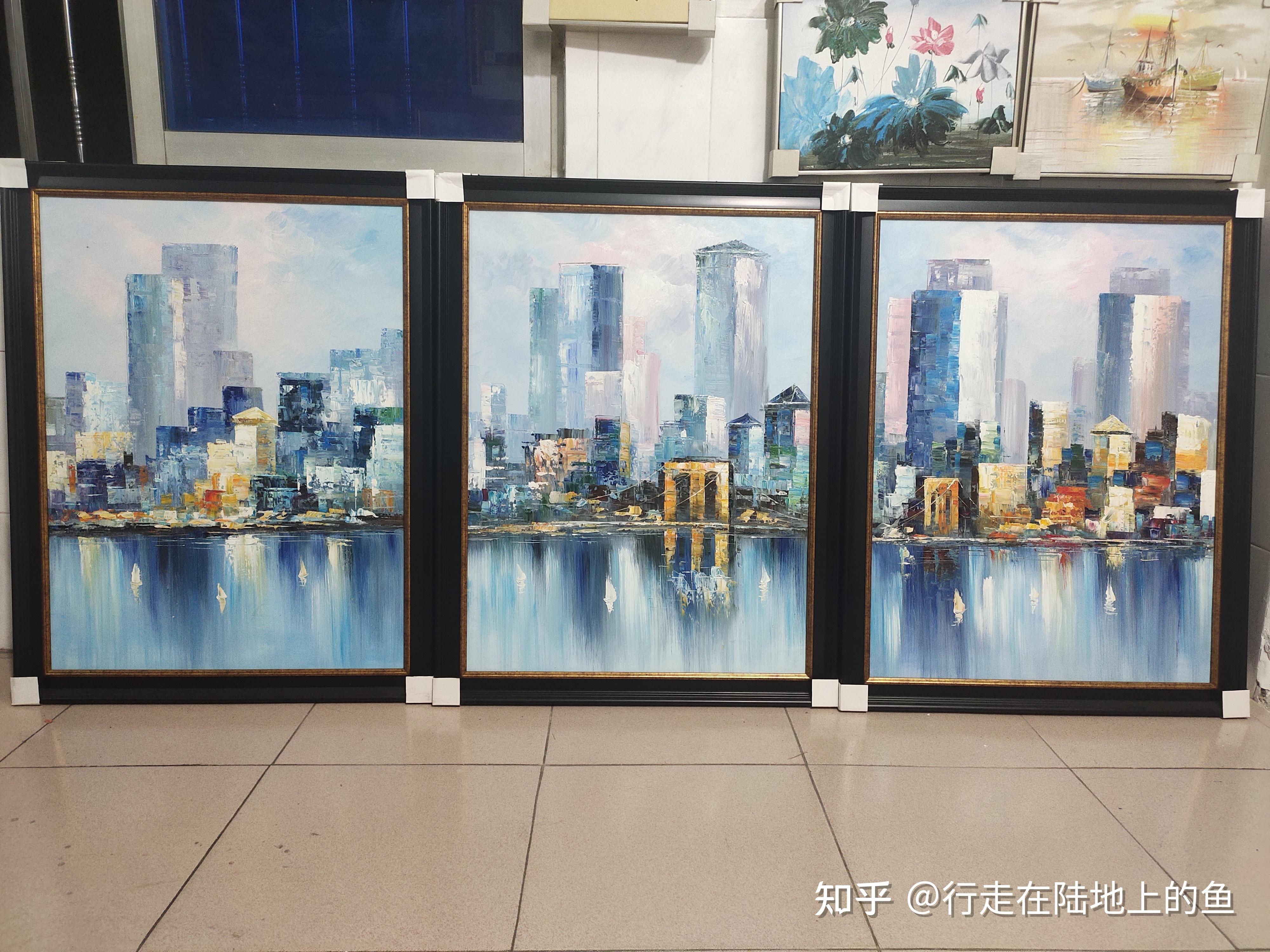 纯手绘油画购买渠道简约现代风格的手绘油画推荐