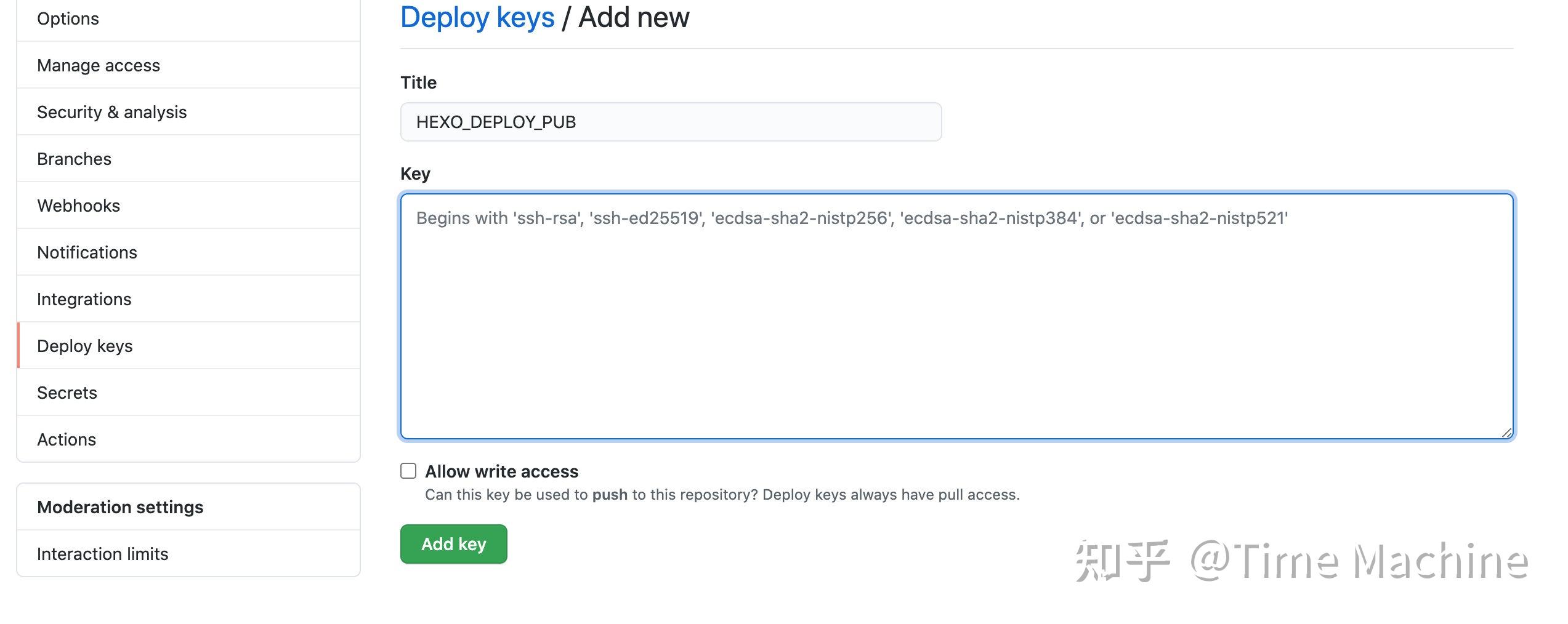 Github Actions Hexo github-actions-hexo