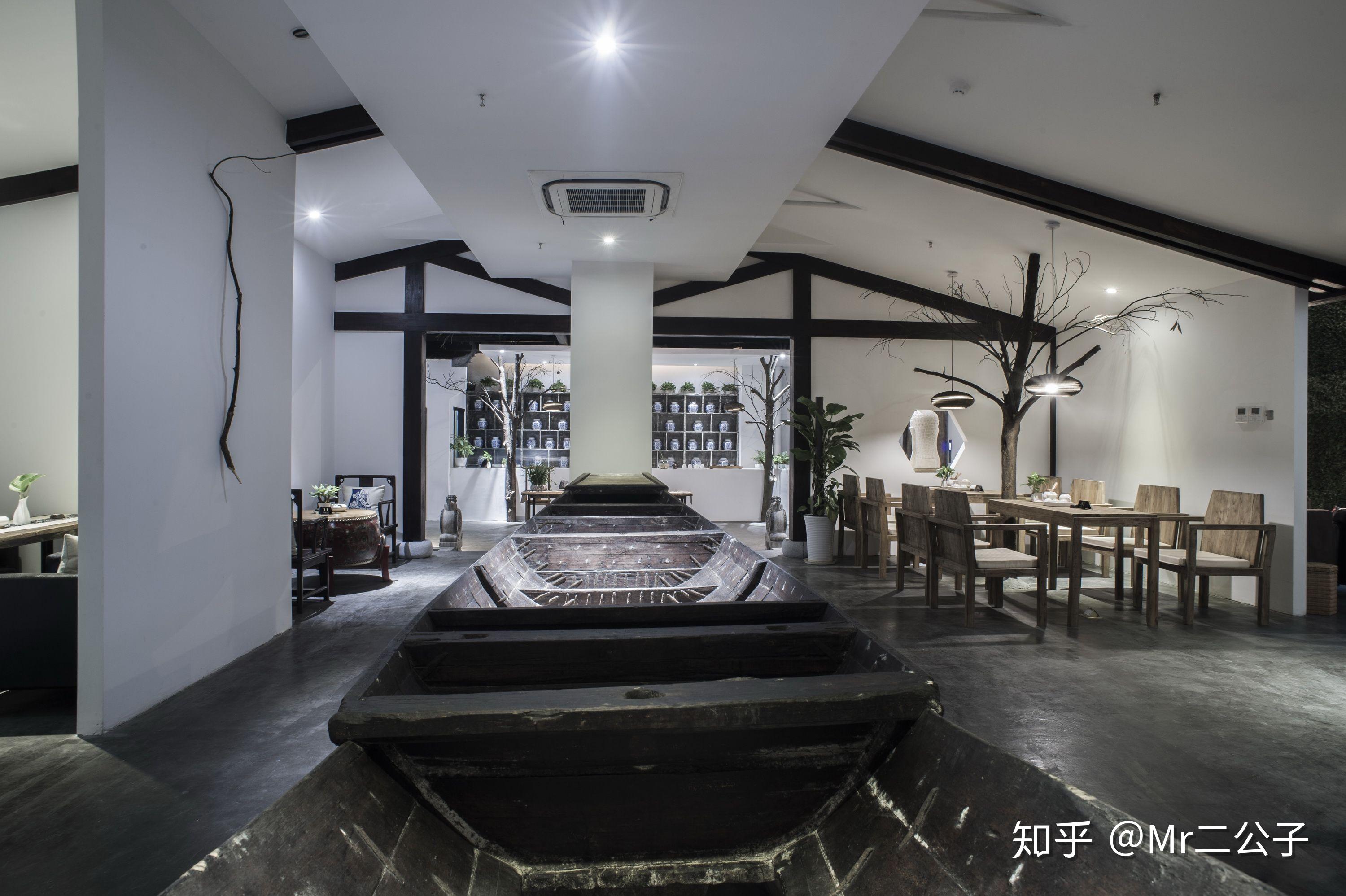 私人会所篇私人别墅会所设计精简禅意佛系中式会所古色古香宁静而致远