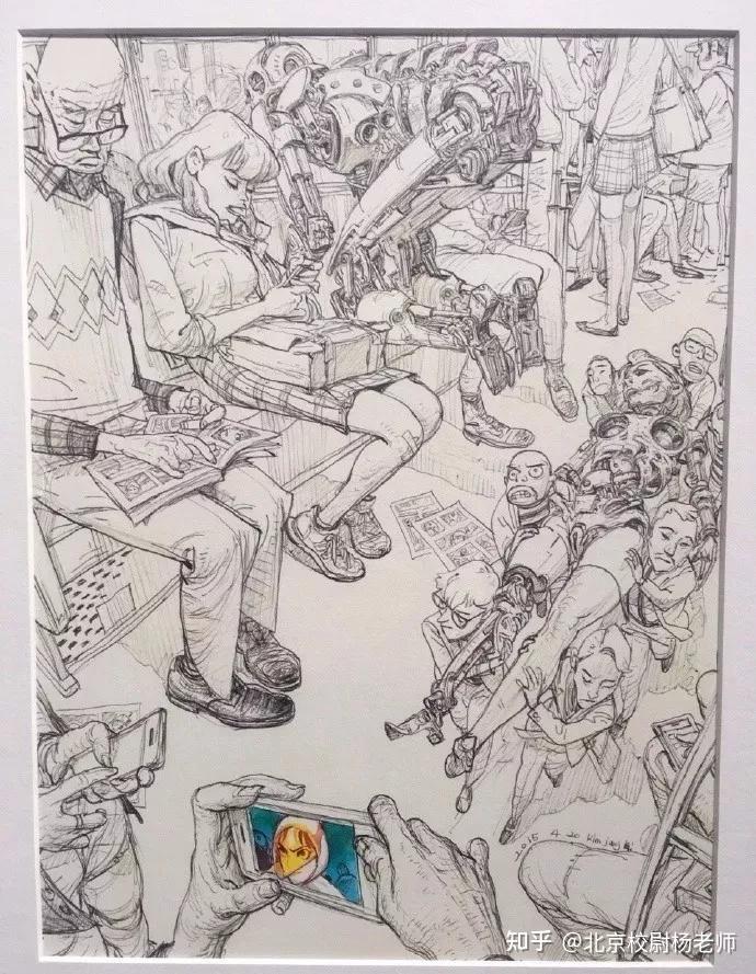 校尉美术这8位速写大师的画都超赞你最喜欢哪一位