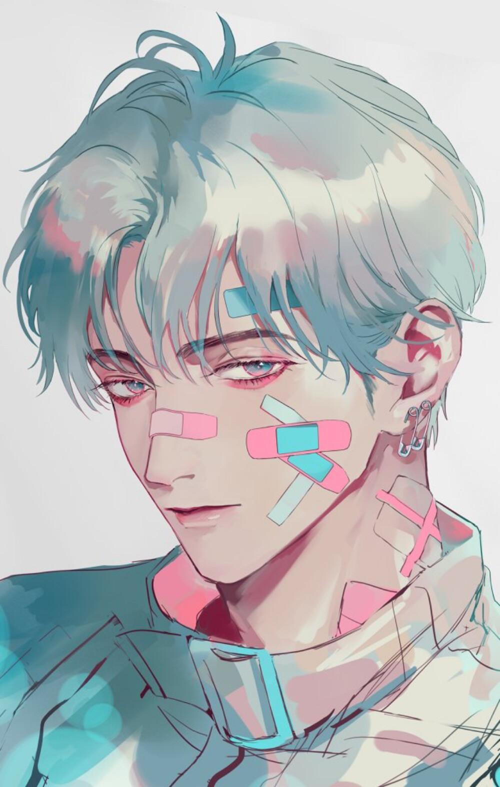 能分享一些酷酷的动漫水彩风的女孩壁纸吗