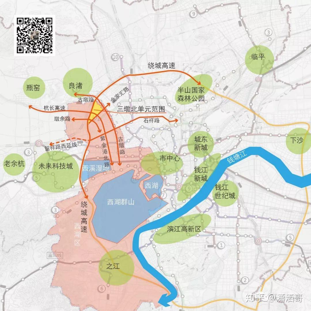 杭州市行政区划调整后各区板块最新限价地图(2021年)_拱墅区