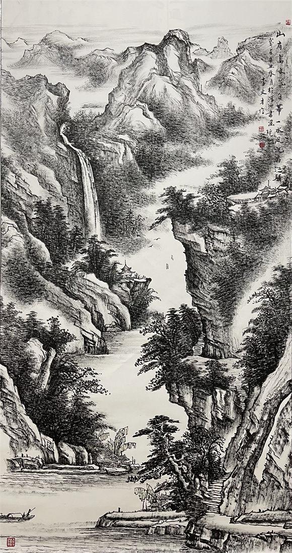 中国焦墨画研创实力派画家——李文才- 知乎