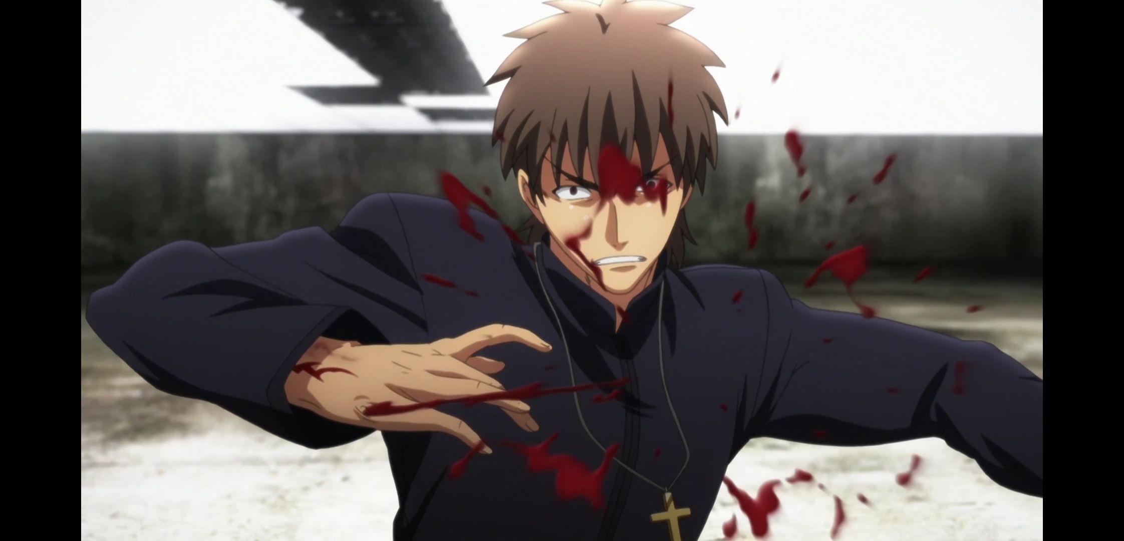 fate zero中言峰绮礼又不是英灵,怎么枪也打不死,还强的跟个英灵似的?