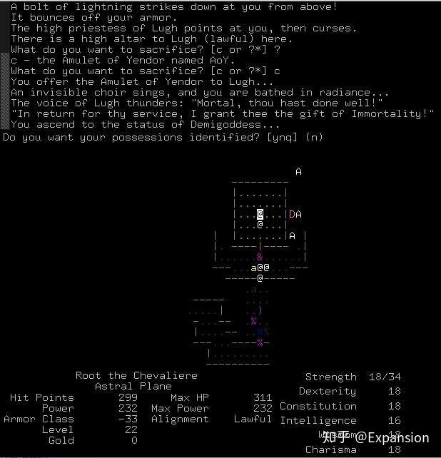 如何评价NetHack？ - 知乎