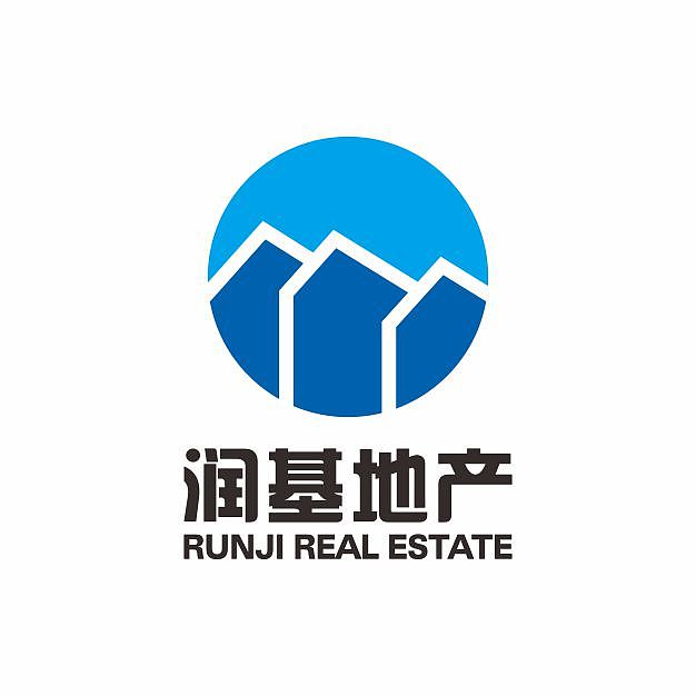 企业楼后logo设计图片