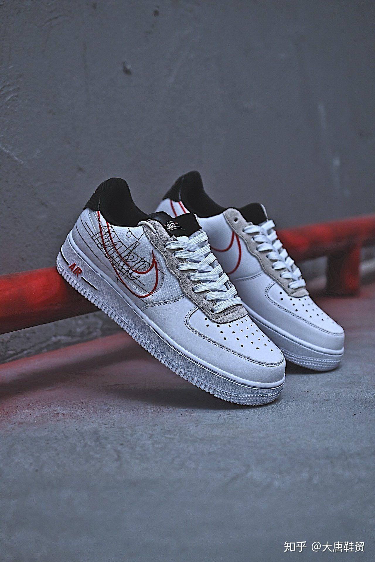空军一号低帮原盒原标正确中底材质 原装皮料 头层皮耐克空军低帮系列