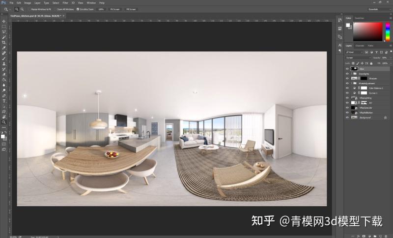 3dmax360度全景渲染教程 知乎