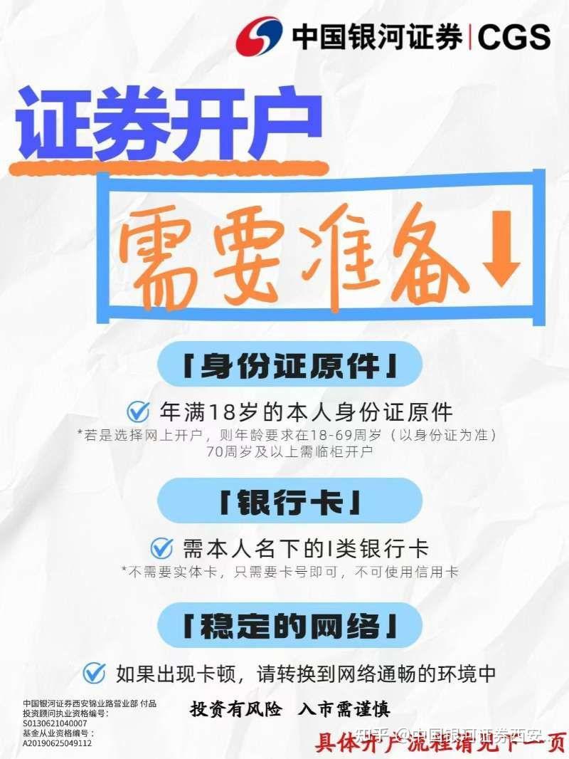 银河证券开户需要准备什么，请看这里！！ - 知乎