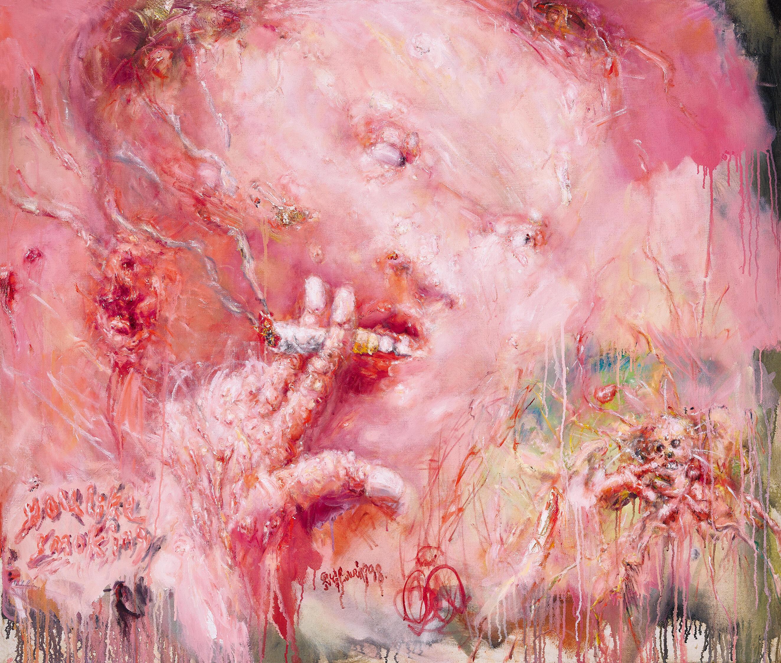 嘉德现当代艺术收官,周春芽创纪录,艺术的"春天来了"?