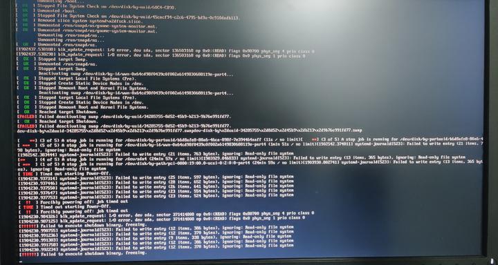 Ubuntu：systemd-journald (523): Failed To Write Entry. Boot Failed ...