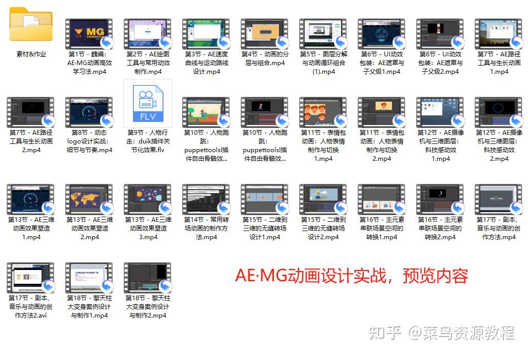 AE教程 MG动画制作从基础到高级(进阶实操打卡) - 知乎