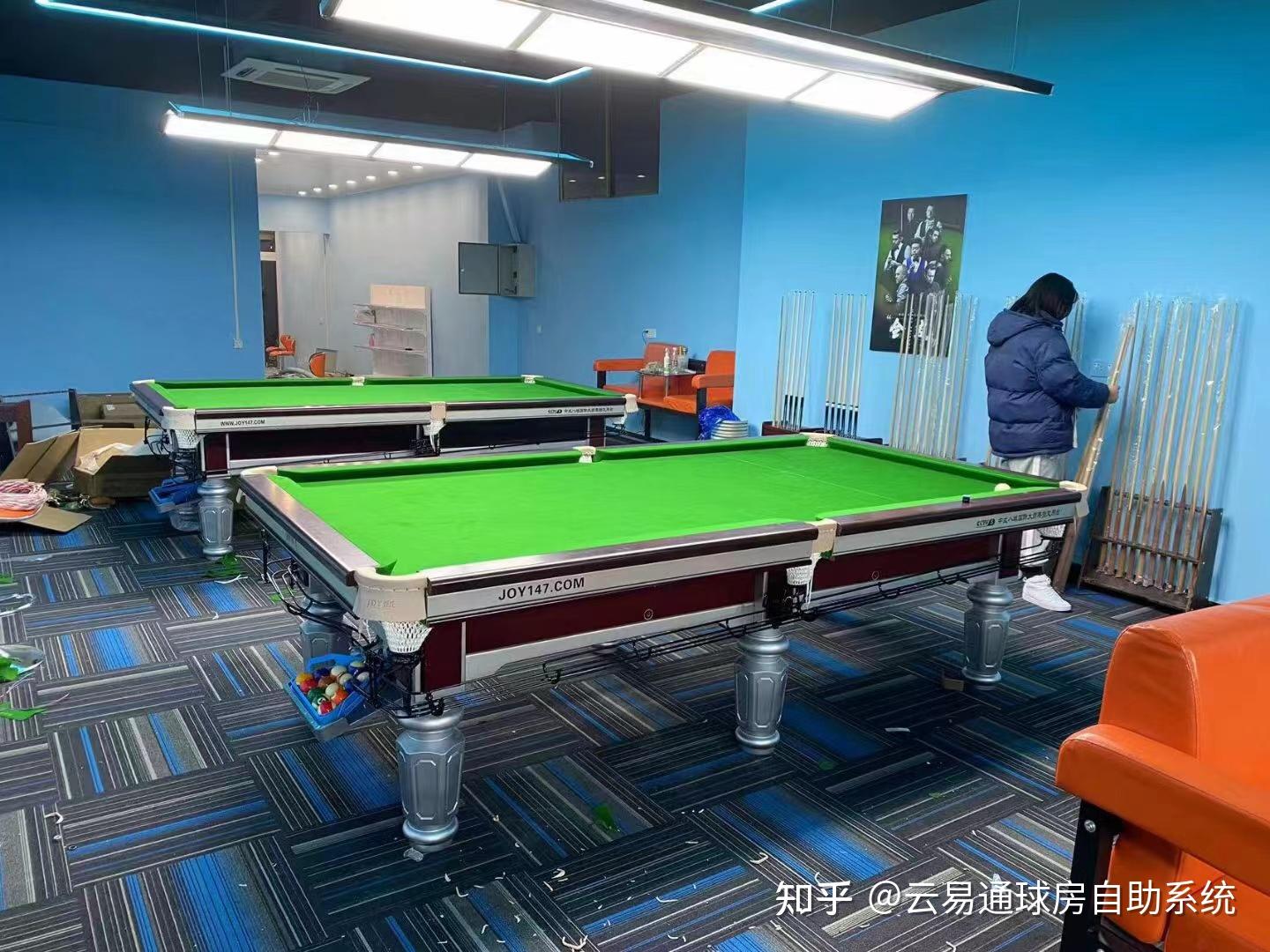 精24小时无人自助共享台球解决方案云易通