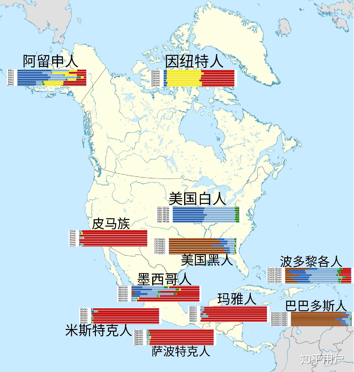 印第安人分布地图图片