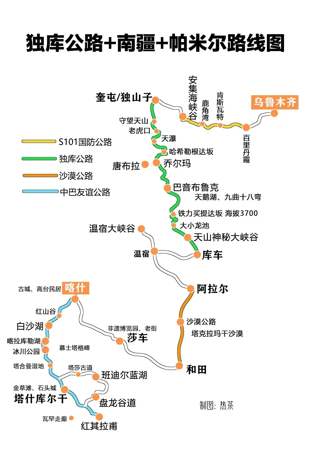 独库公路全程简介图片