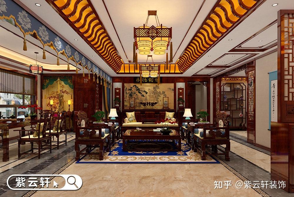 紫云轩中式设计-分享你爱不释手的中式别墅装修图 - 知乎