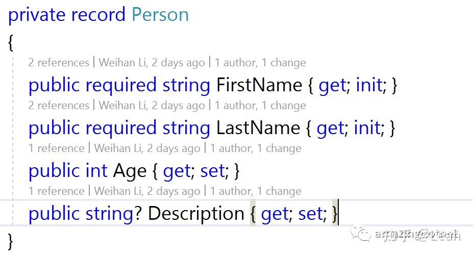 C# 11 中的 required members - 知乎