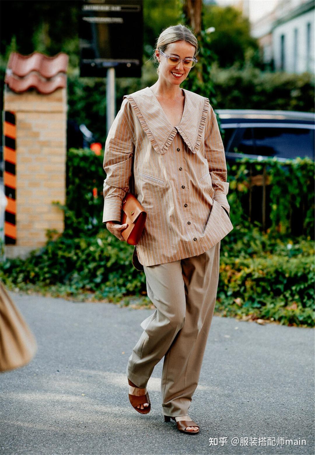 谁穿谁好看的娃娃领衬衫,注意好3个搭配细节,非常提气质