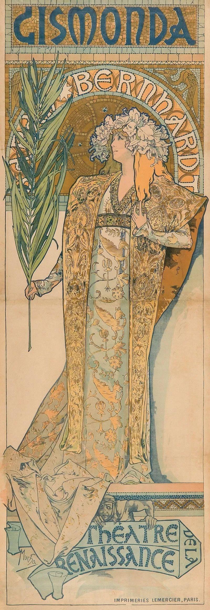 影响插画风格100年的阿尔丰斯·穆夏(Alfons Mucha)? - 知乎