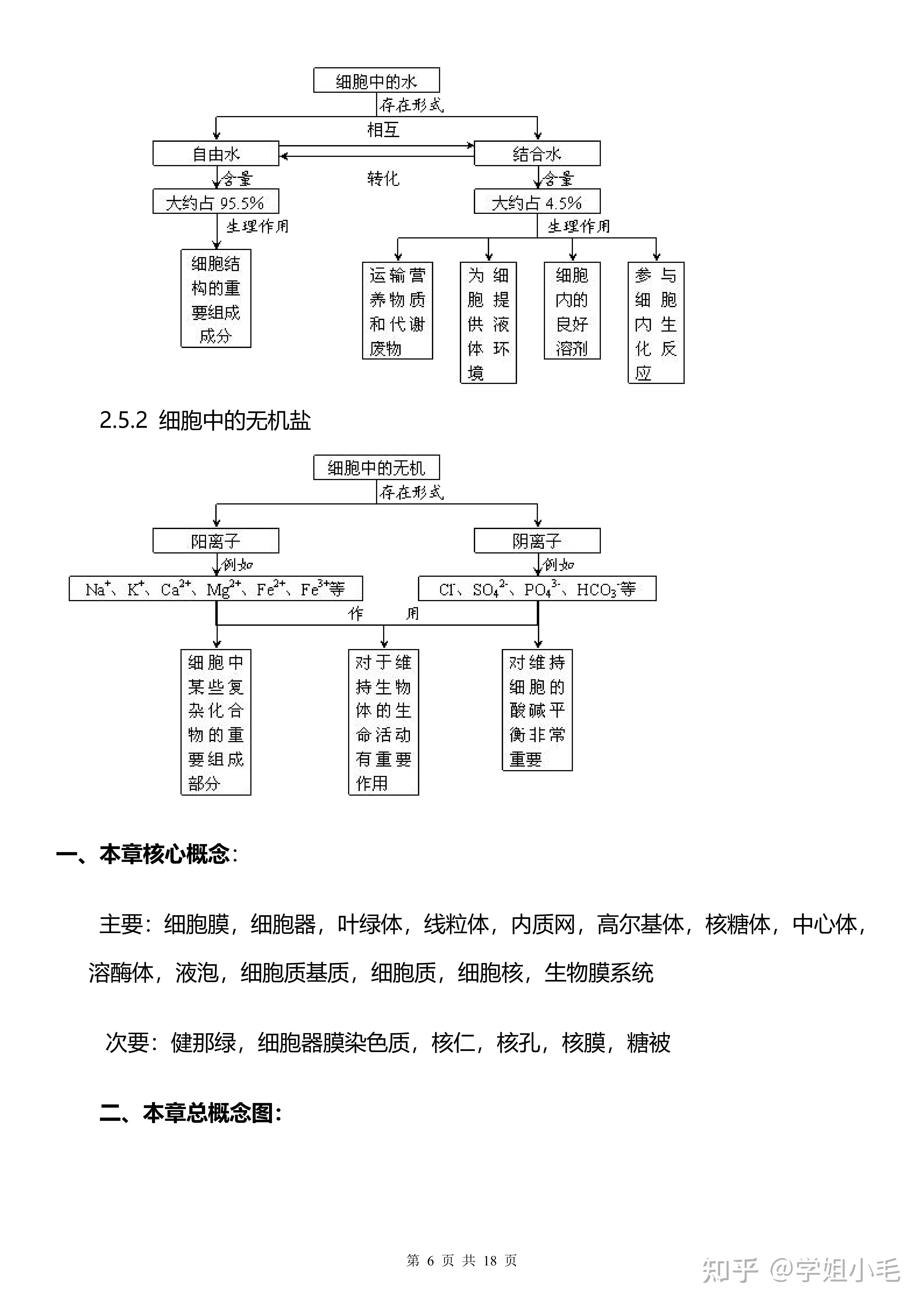 生物必修一知识网络图图片