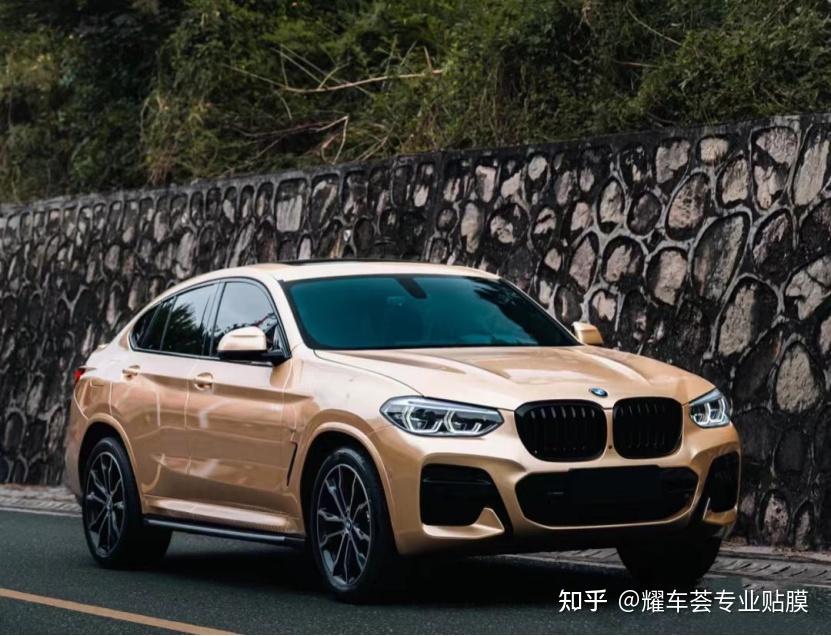 看起来很贵的颜色宝马x4改色香槟金