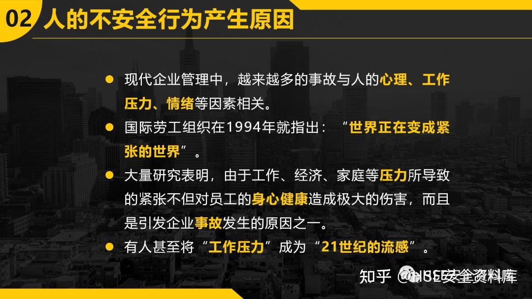PPT | 【课件】不安全行为的预防与控制(34页) - 知乎