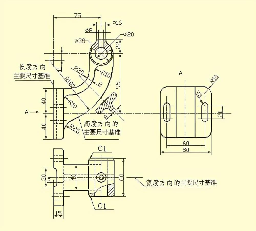 creo二维图标注尺寸图片