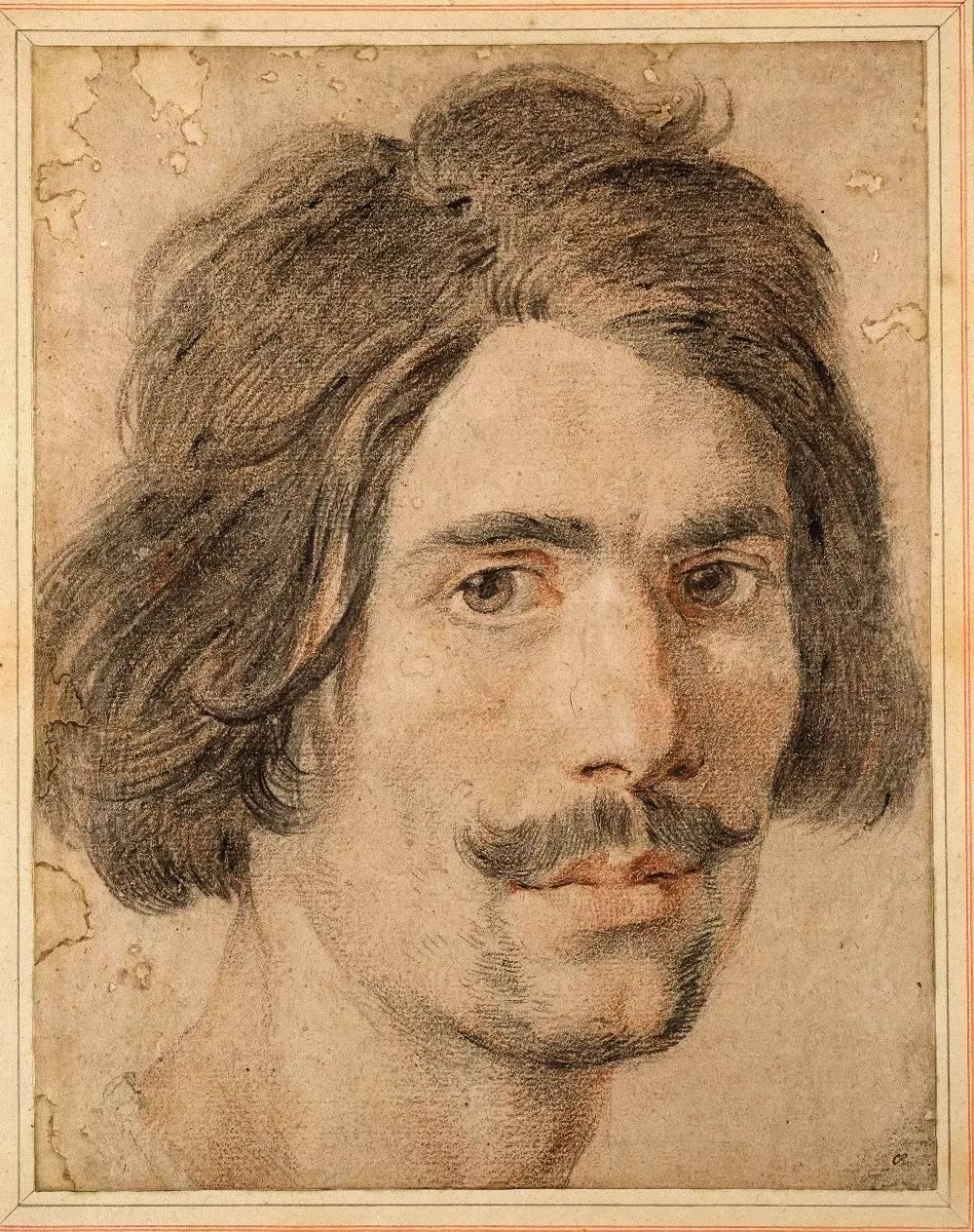 贝尼尼自画像,1623年,牛津大学藏贝