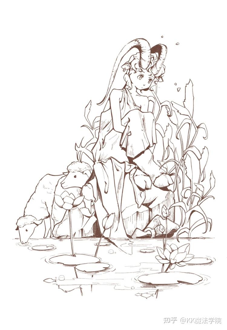 krenz绘画教室优秀作业心得动态与构成dlc0008