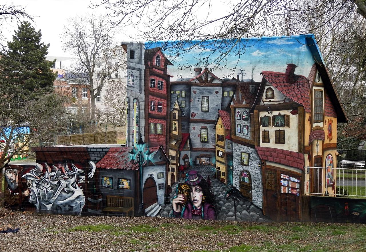 如何画国画的房子