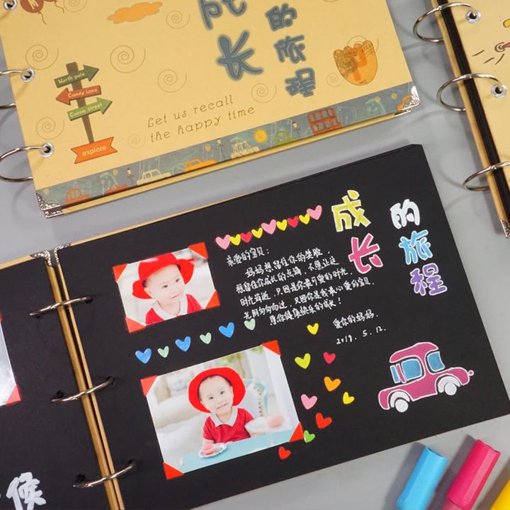 手机上宝宝照片那么多,翻起来头晕,不妨做一个精选的diy相册