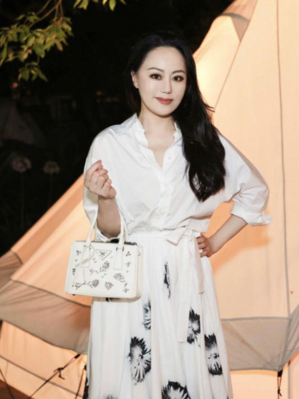 章小蕙衬衫裙穿搭亮点分享