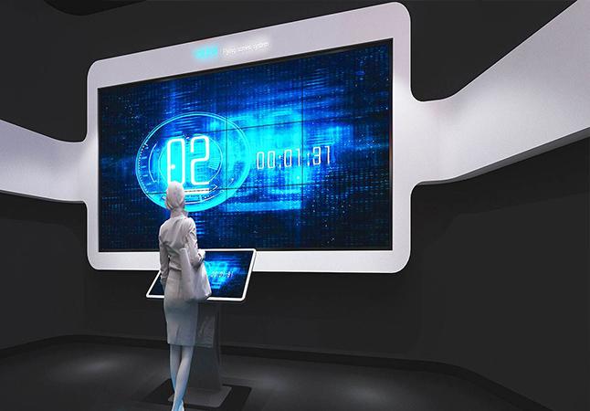 双屏互动控制软件手推大屏展示软件