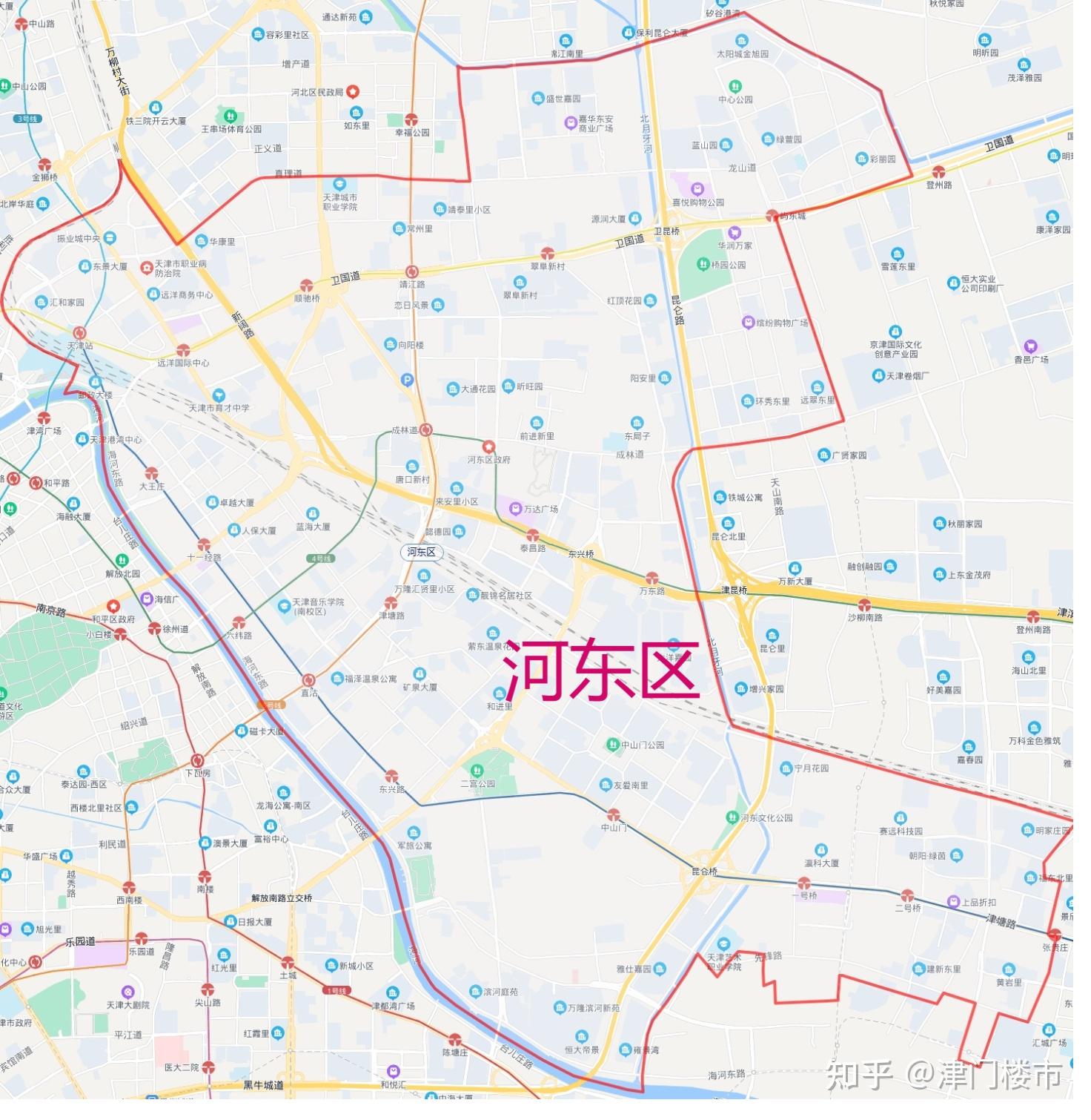 河东区乡镇地图图片