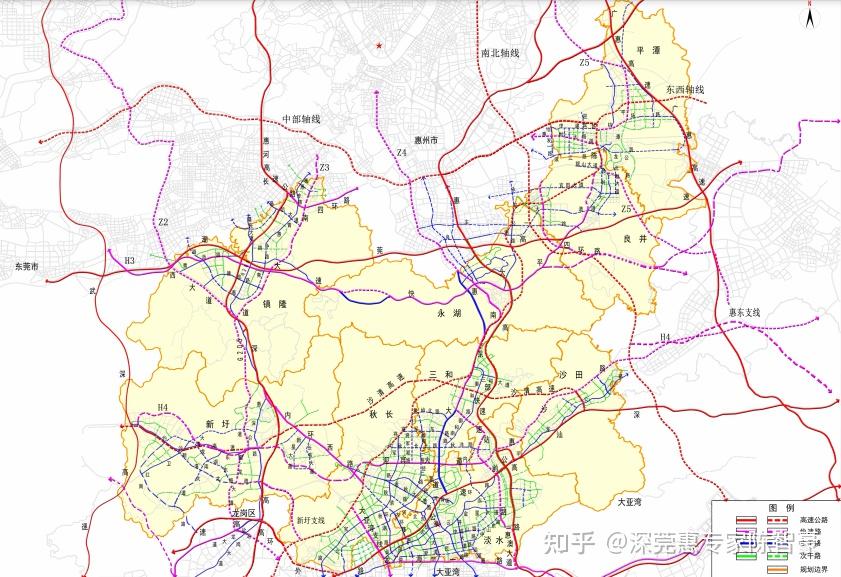 惠阳区交通十四五规划:提及深圳14号线惠州段,机场,高铁,高速都有大